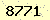 請輸入此驗證碼 : 8771