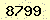 請輸入此驗證碼 : 8799