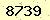請輸入此驗證碼 : 8739