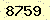請輸入此驗證碼 : 8759
