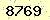 請輸入此驗證碼 : 8769
