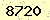請輸入此驗證碼 : 8720
