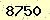 請輸入此驗證碼 : 8750