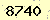 請輸入此驗證碼 : 8740