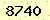請輸入此驗證碼 : 8740