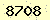 請輸入此驗證碼 : 8708