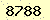 請輸入此驗證碼 : 8788