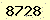 請輸入此驗證碼 : 8728