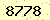 請輸入此驗證碼 : 8778