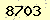請輸入此驗證碼 : 8703