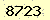 請輸入此驗證碼 : 8723