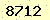 請輸入此驗證碼 : 8712