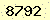 請輸入此驗證碼 : 8792