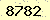 請輸入此驗證碼 : 8782