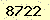請輸入此驗證碼 : 8722