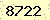 請輸入此驗證碼 : 8722