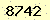 請輸入此驗證碼 : 8742