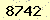 請輸入此驗證碼 : 8742