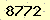 請輸入此驗證碼 : 8772