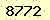請輸入此驗證碼 : 8772