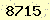 請輸入此驗證碼 : 8715