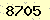 請輸入此驗證碼 : 8705