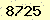 請輸入此驗證碼 : 8725