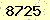請輸入此驗證碼 : 8725