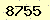 請輸入此驗證碼 : 8755