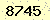 請輸入此驗證碼 : 8745