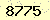 請輸入此驗證碼 : 8775