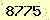 請輸入此驗證碼 : 8775
