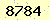 請輸入此驗證碼 : 8784