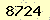 請輸入此驗證碼 : 8724