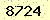 請輸入此驗證碼 : 8724