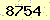 請輸入此驗證碼 : 8754