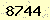請輸入此驗證碼 : 8744