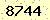 請輸入此驗證碼 : 8744