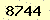 請輸入此驗證碼 : 8744