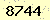 請輸入此驗證碼 : 8744