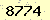 請輸入此驗證碼 : 8774