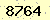 請輸入此驗證碼 : 8764