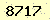 請輸入此驗證碼 : 8717