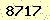 請輸入此驗證碼 : 8717