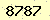 請輸入此驗證碼 : 8787