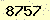 請輸入此驗證碼 : 8757