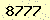 請輸入此驗證碼 : 8777