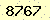 請輸入此驗證碼 : 8767