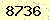 請輸入此驗證碼 : 8736