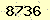 請輸入此驗證碼 : 8736